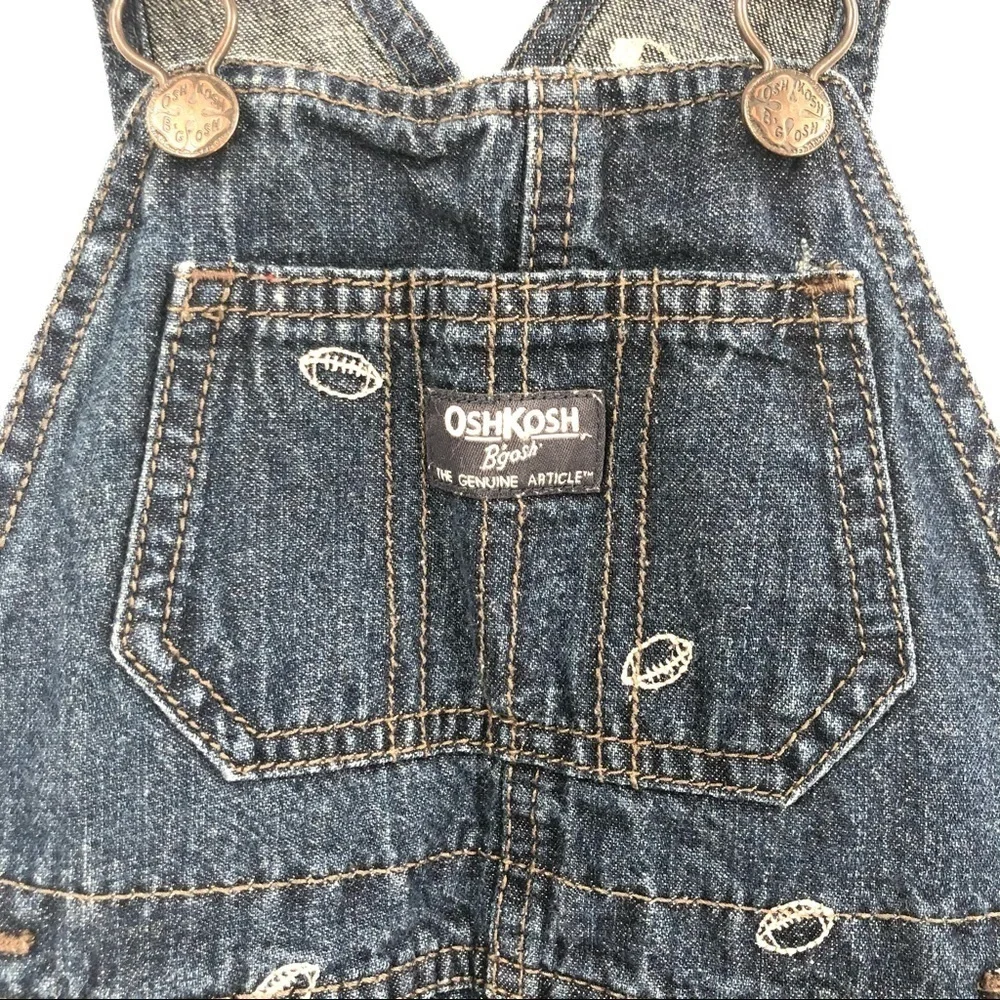 OSHKOSH B’GOSH Size 2T Football Overalls